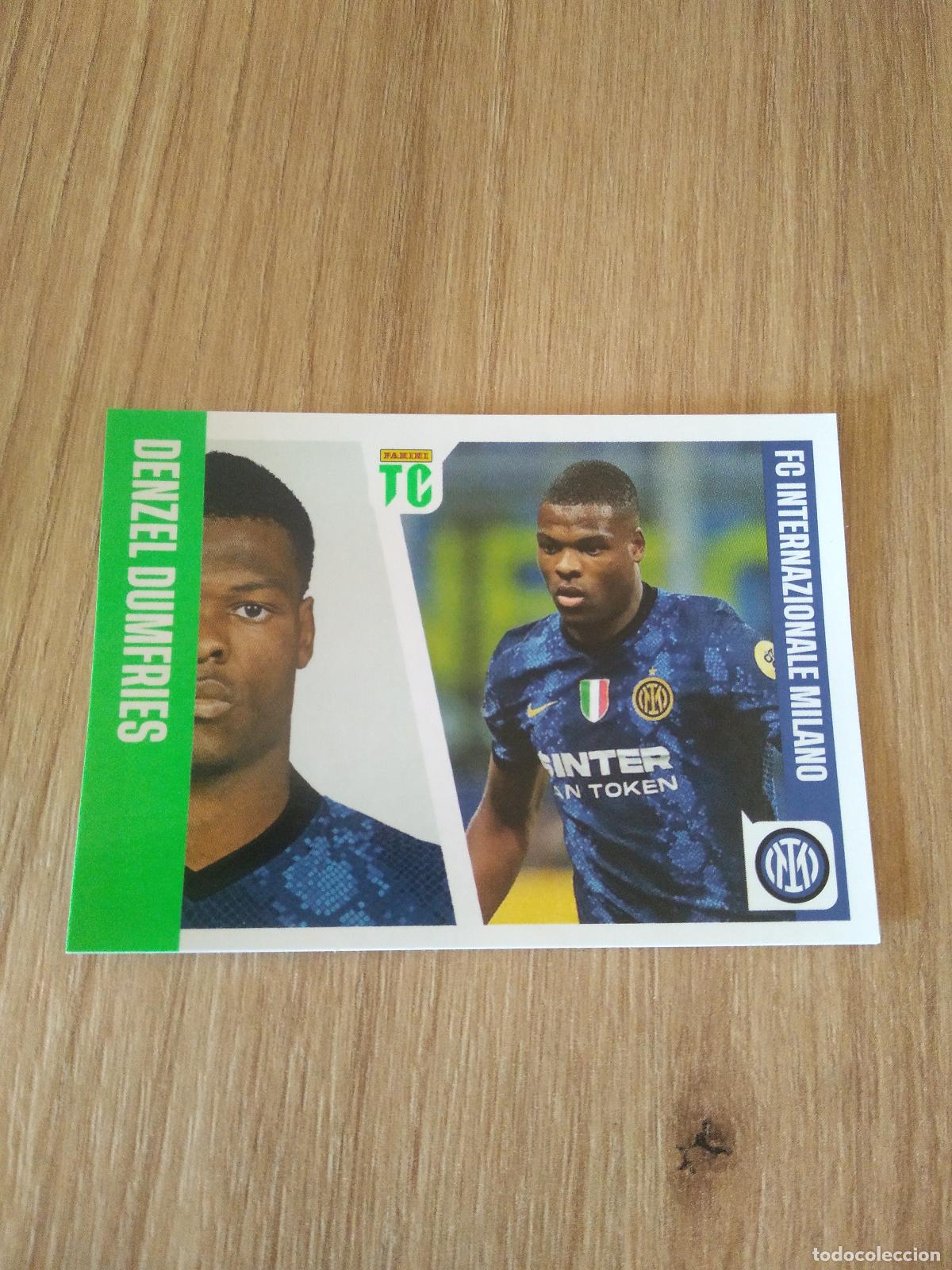 Cromos de f&uacute;tbol: 291 DENZEL DUMFRIES INTER MILAN CROMO FUTBOL PANINI TOP CLASS 2022 STICKER