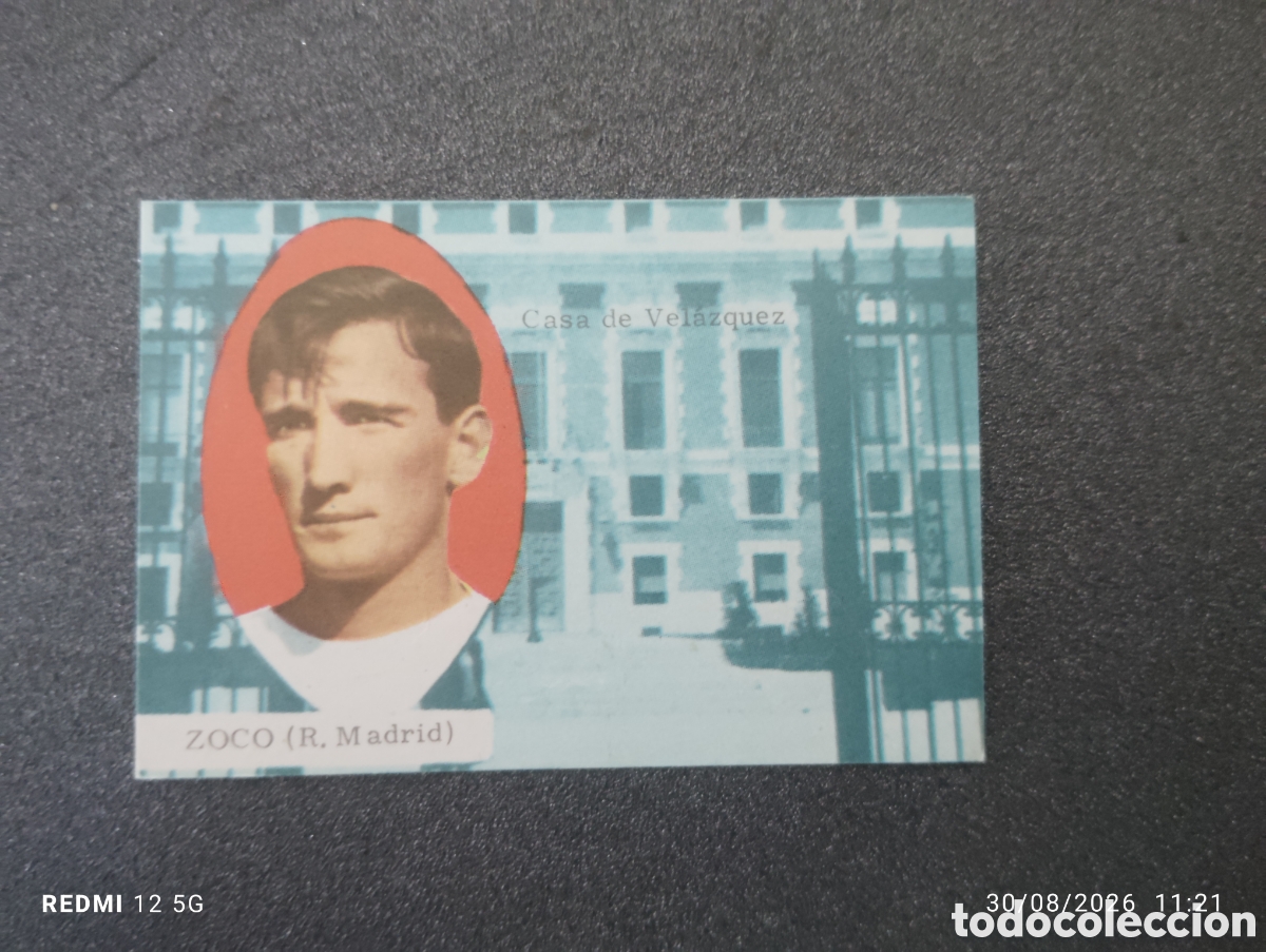 Cromos de f&uacute;tbol: Fher 63 64 Zoco,Real Madrid
