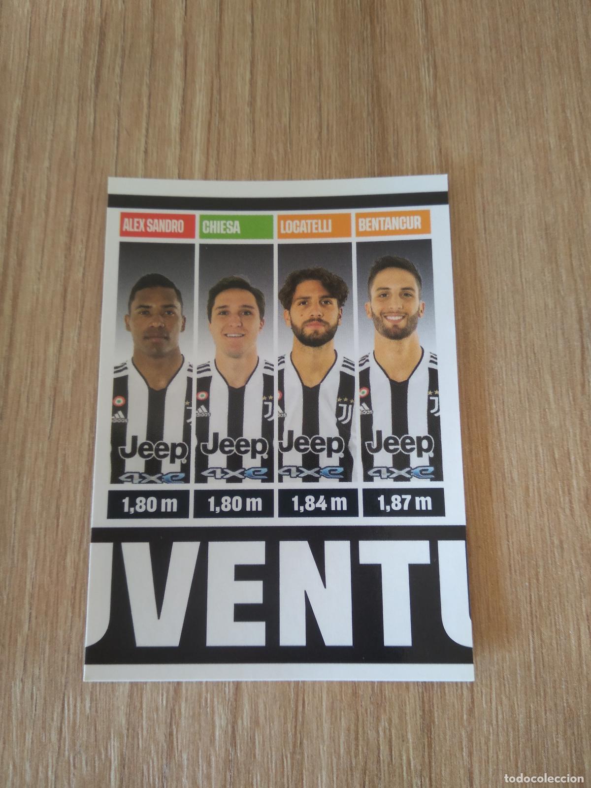Cromos de f&uacute;tbol: 307 ALEX SANDRO CHIESA LOCATELLI BENTANCUR JUVENTUS TURIN CROMO FUTBOL PANINI TOP CLASS 2022 STICKER