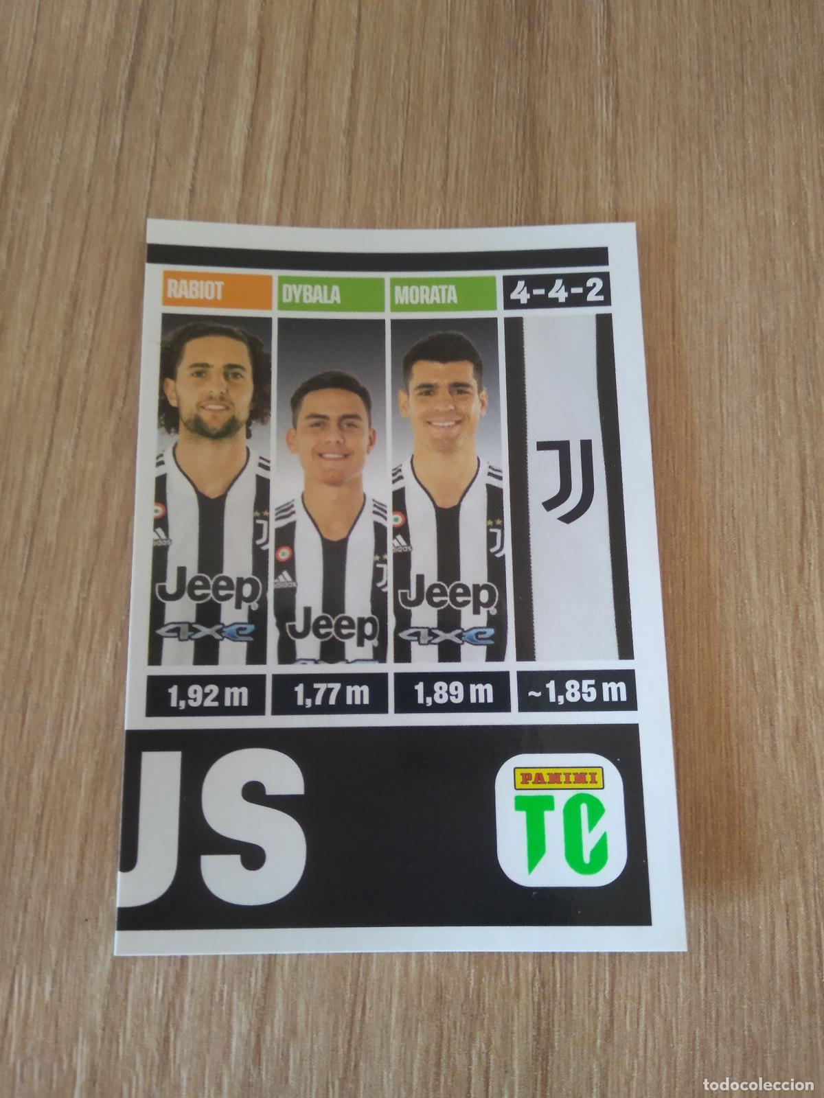 Cromos de f&uacute;tbol: 308 RABIOT DYBALA MORATA JUVENTUS TURIN CROMO FUTBOL PANINI TOP CLASS 2022 STICKER