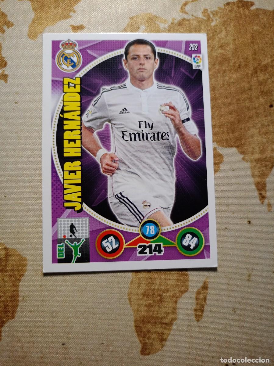 Cromos de f&uacute;tbol: Real Madrid 252 JAVIER HERN&Aacute;NDEZ Adrenalyn 2014-15