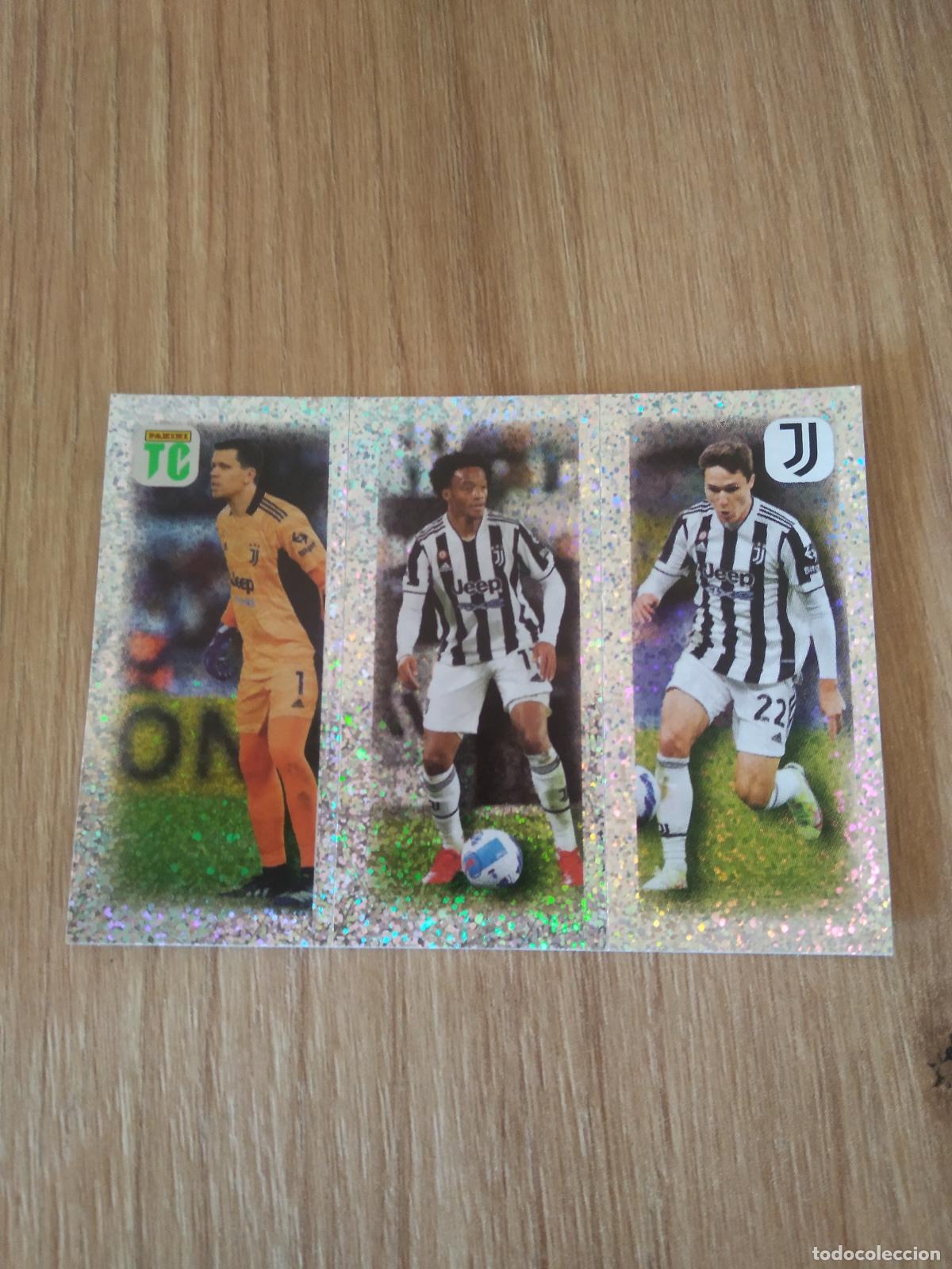 Cromos de f&uacute;tbol: 312 SZCZESNY CUADRADO CHIESA JUVENTUS TURIN CROMO FUTBOL PANINI TOP CLASS 2022 STICKER