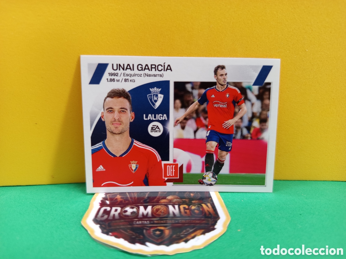 Figurine di Calcio: ❇️ CROMO ⚽ UNAI GARC&Iacute;A OSASUNA TEMPORADA 23 24 2023 2024 LIGA ESTE PANINI SIN PEGAR❇️