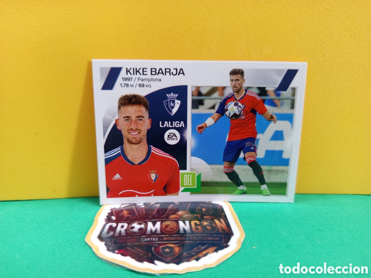 Figurine di Calcio: ❇️ CROMO ⚽ KIKE BARJA OSASUNA TEMPORADA 23 24 2023 2024 LIGA ESTE PANINI SIN PEGAR❇️