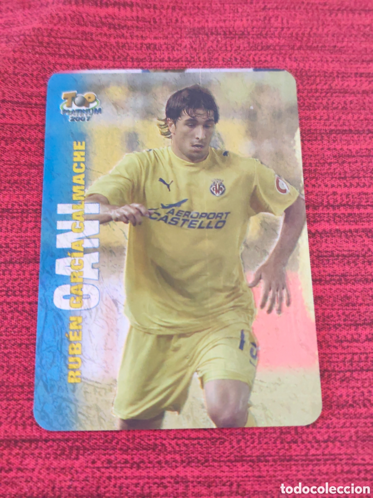 Cromos de f&uacute;tbol: 735 CANI VILLARREAL JASPEADO TOP PLATINUM MUNDICROMO 2006 2007