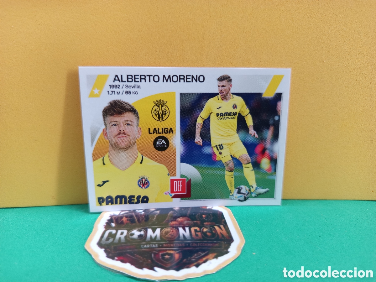 Figurine di Calcio: ❇️ CROMO ⚽ ALBERTO MORENO VILLARREAL TEMPORADA 23 24 2023 2024 LIGA ESTE PANINI SIN PEGAR❇️