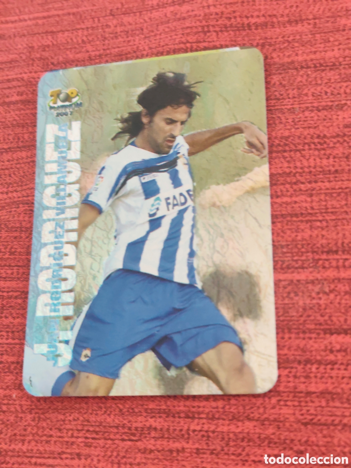 Cromos de f&uacute;tbol: 736 J. RODR&Iacute;GUEZ DEPORTIVO JASPEADO TOP PLATINUM MUNDICROMO 2006 2007