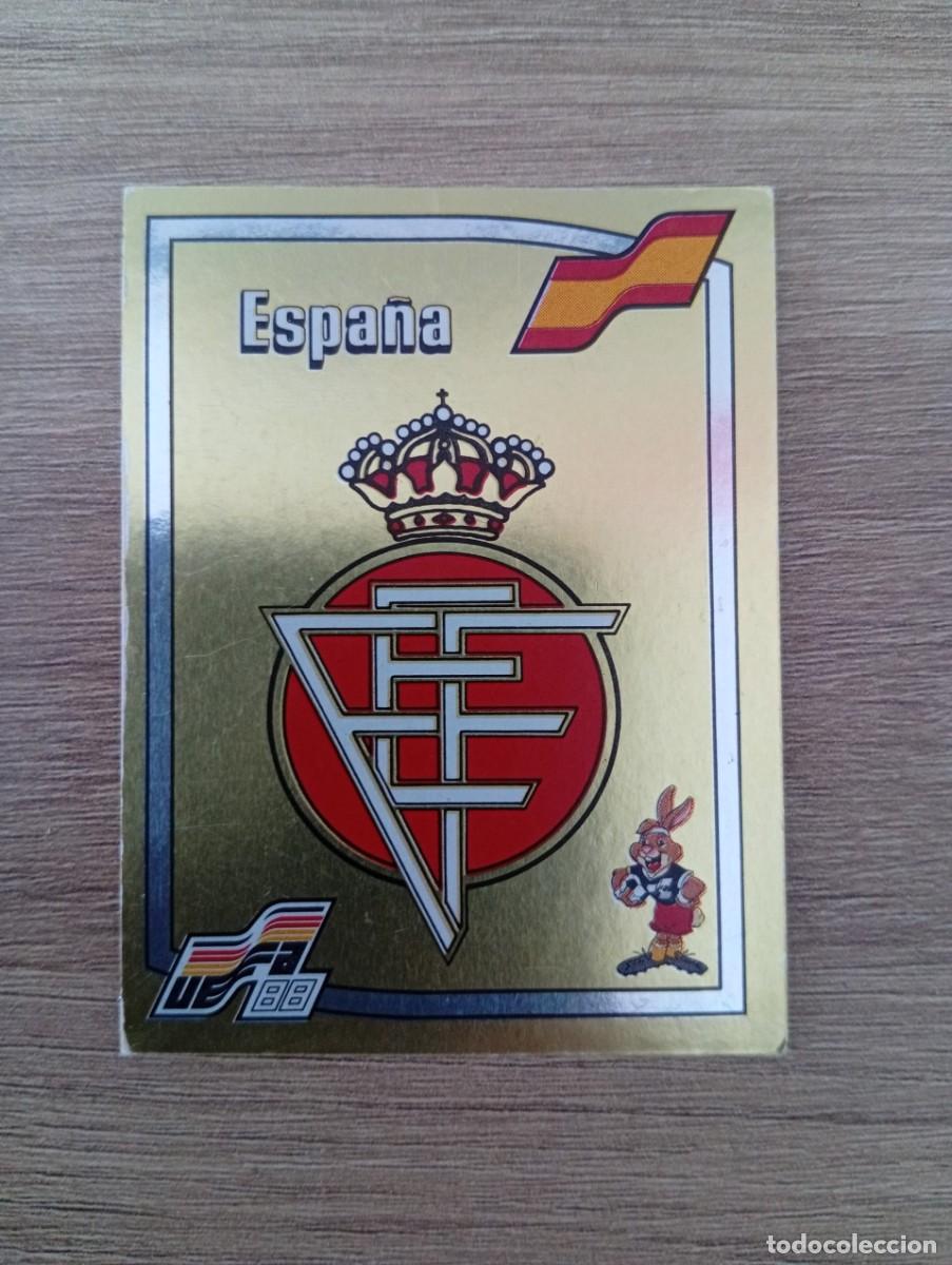 Figurine di Calcio: ESCUDO ESPA&Ntilde;A 131 EUROCOPA EURO 1988 88 ALEMANIA NUNCA PEGADO SIN PEGAR