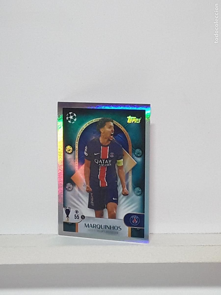 Cromos de f&uacute;tbol: CHAMPIONS STICKER 2025 2026 25 26 ALBUM TOPPS LEAGUE N 279 PARIS SAINT-GERMAIN LEGACY MARQUINHOS