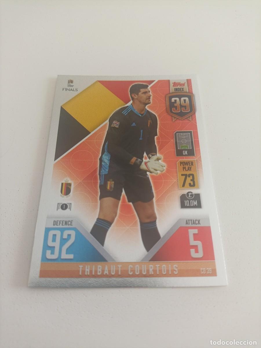 Cromos de f&uacute;tbol: Courtois B&eacute;lgica UEFA nations league