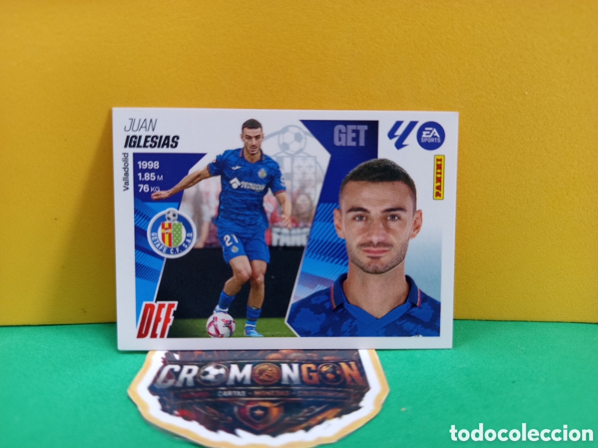 Cromos de Futebol: ❇️ CROMO ⚽ IGLESIAS GETAFE TEMPORADA 25 26 2025 2026 LIGA ESTE PANINI SIN PEGAR❇️