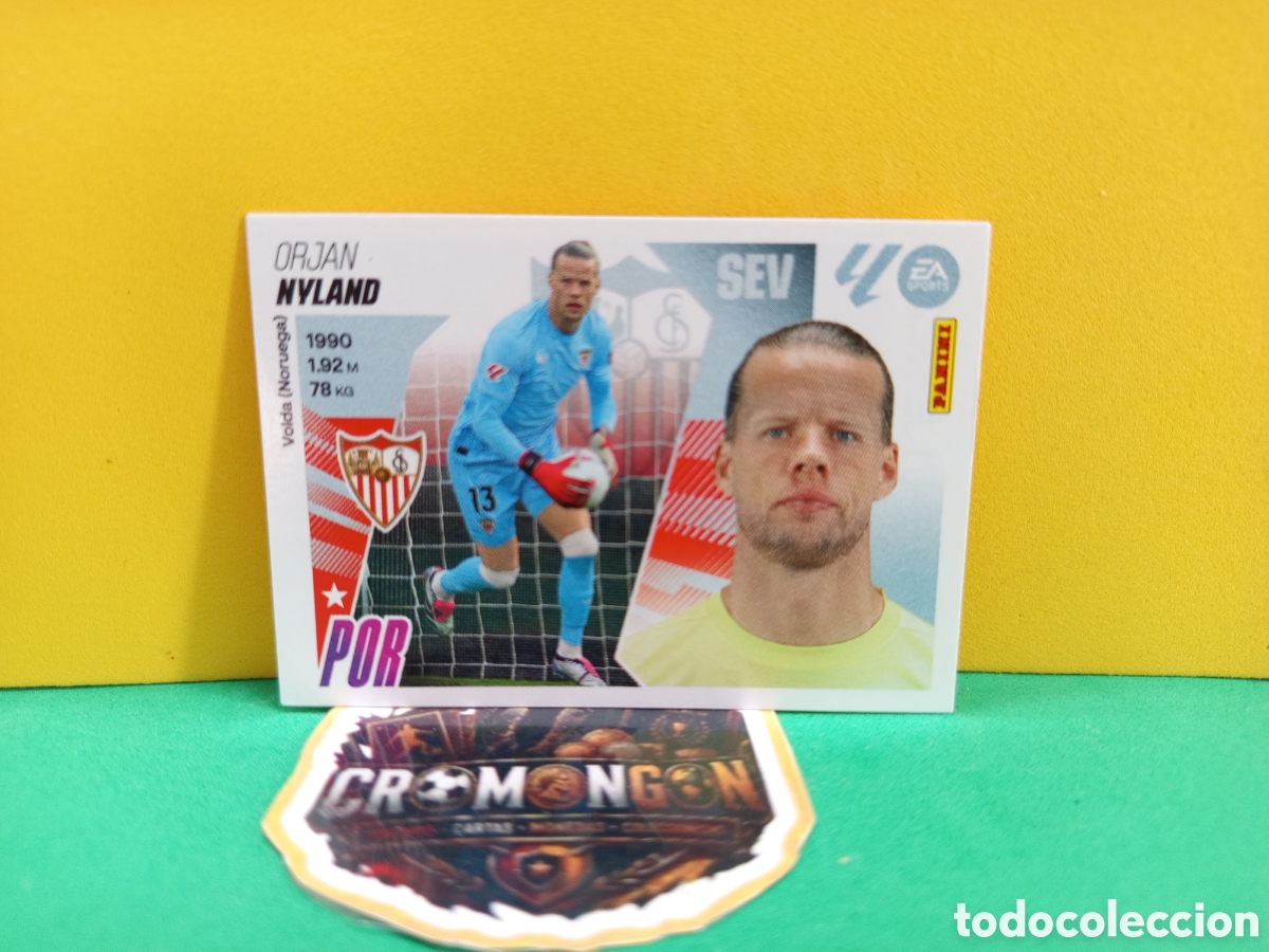 Cromos de f&uacute;tbol: ❇️ CROMO ⚽ NYLAN SEVILLA TEMPORADA 25 26 2025 2026 LIGA ESTE PANINI SIN PEGAR❇️