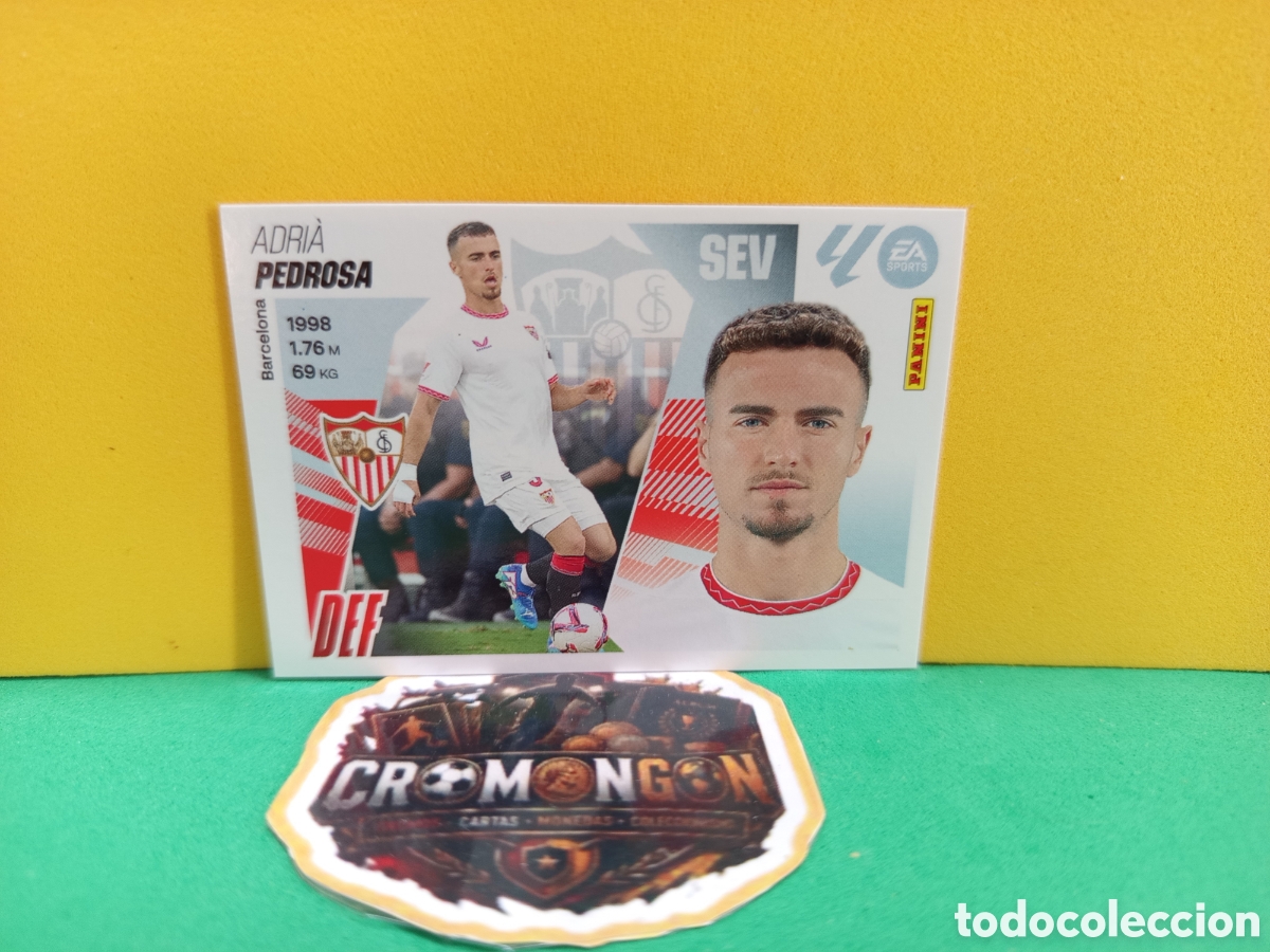 Cromos de f&uacute;tbol: ❇️ CROMO ⚽ PEDROSA SEVILLA TEMPORADA 25 26 2025 2026 LIGA ESTE PANINI SIN PEGAR❇️