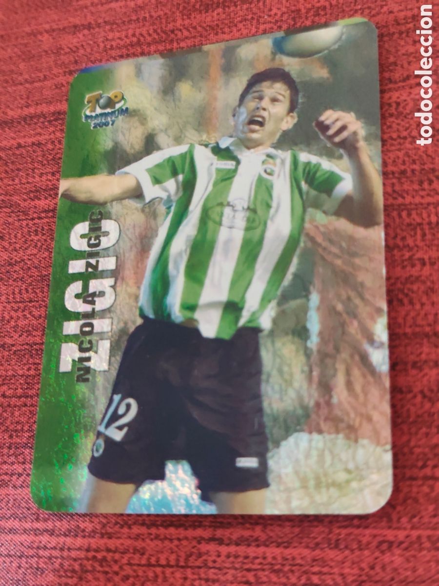 Cromos de f&uacute;tbol: 764 ZIGIC RACING SANTANDER JASPEADO TOP PLATINUM MUNDICROMO 2006 2007