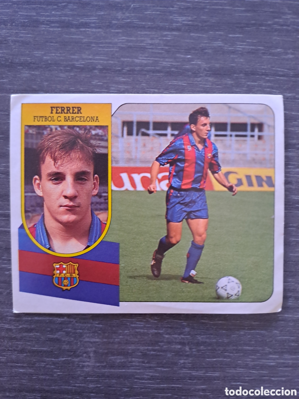 Cromos de Futebol: LIGA ESTE 91-92 FERRER ADHESIVO SIN PEGAR Cromo original ADHESIVO de FERRER