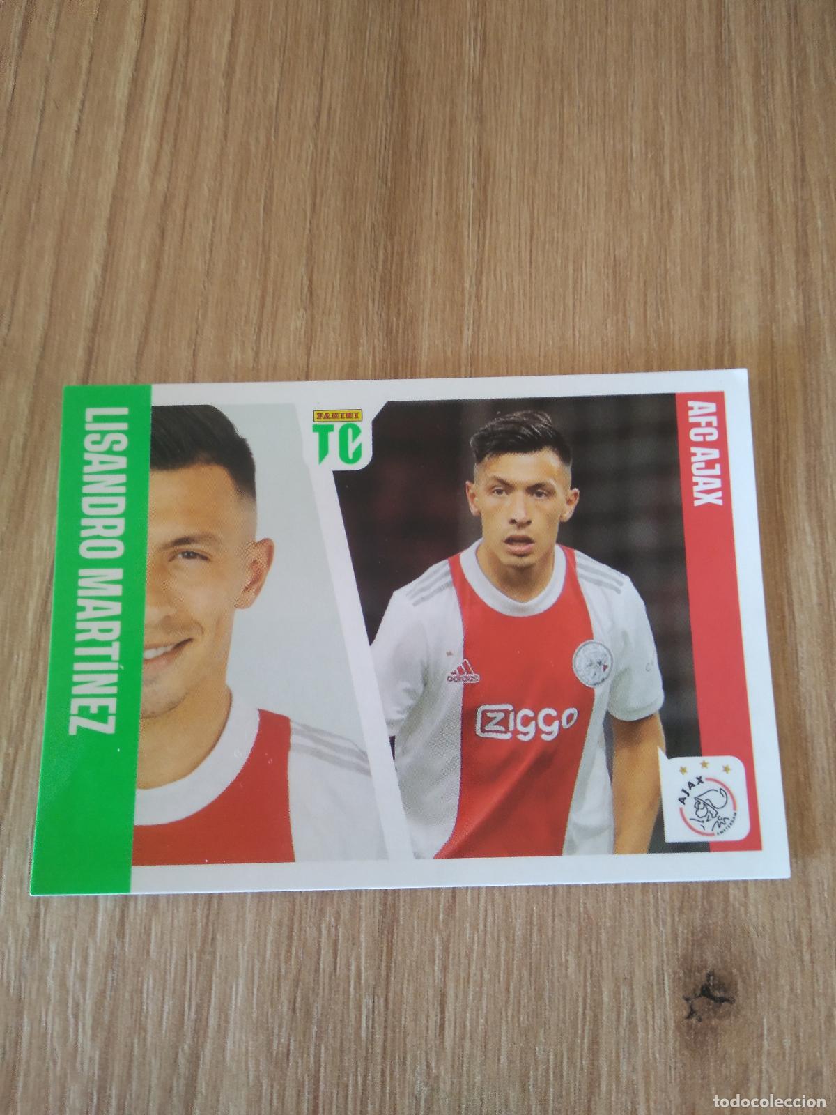 Cromos de f&uacute;tbol: 341 LISANDRO MARTINEZ AJAX CROMO FUTBOL PANINI TOP CLASS 2022 STICKER
