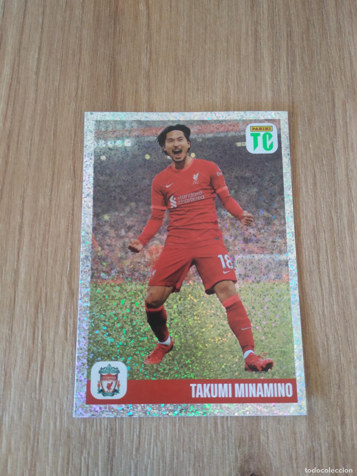 Cromos de f&uacute;tbol: 354 TAKUMI MINAMINO LIVERPOOL CROMO FUTBOL PANINI TOP CLASS 2022 STICKER