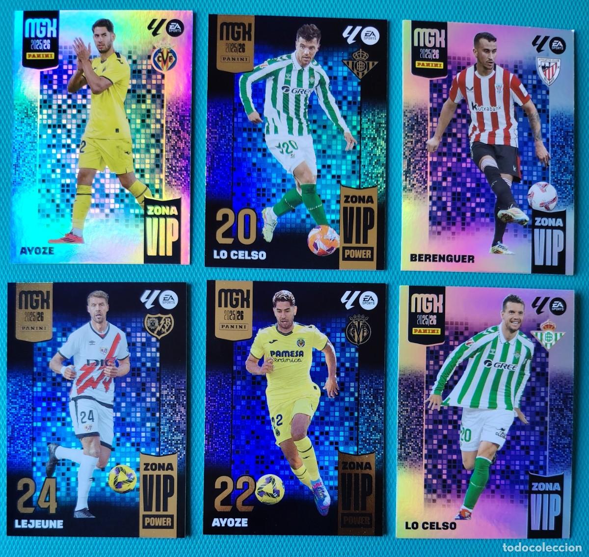 Cromos de f&uacute;tbol: 6 CROMOS MEGACRACKS - ZONA VIP - TEMPORADA 2025 / 26 - NUEVOS - 026YHN