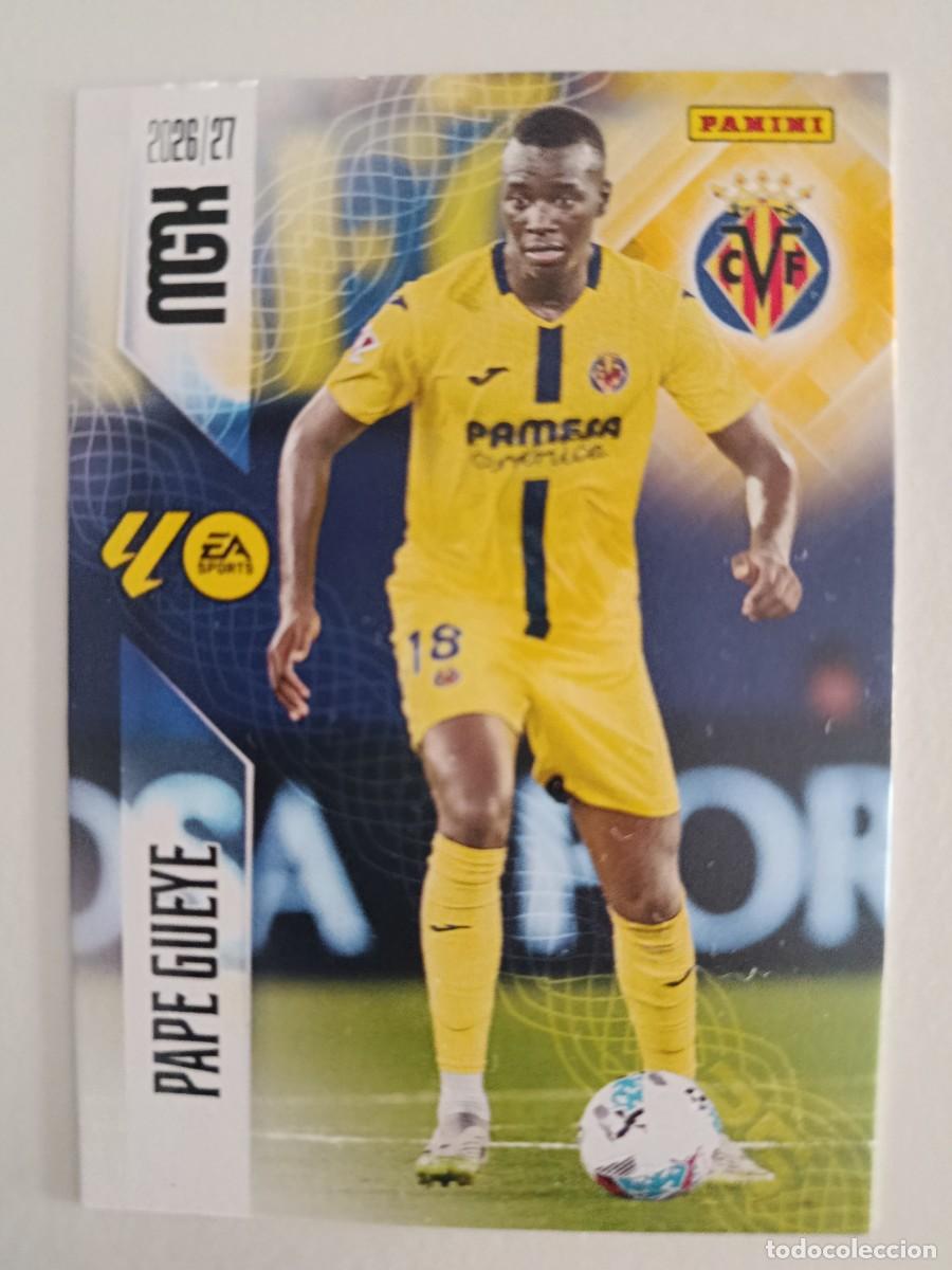 Cartes &agrave; collectionner de Football: Megacracks 26/27. 372- Pape Gueye. Villarreal.