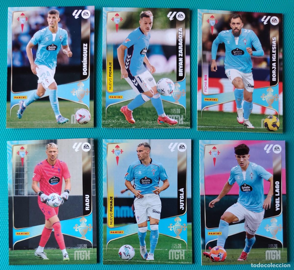Football Stickers: 6 CROMOS MEGACRACKS - CELTA DE VIGO - TEMPORADA 2025 / 26 - NUEVOS - 020UYH