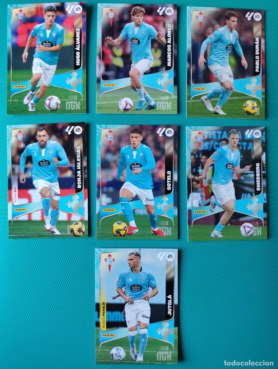 Cromos de f&uacute;tbol: 6 CROMOS MEGACRACKS - CELTA DE VIGO - TEMPORADA 2025 / 26 - NUEVOS - 024RFH