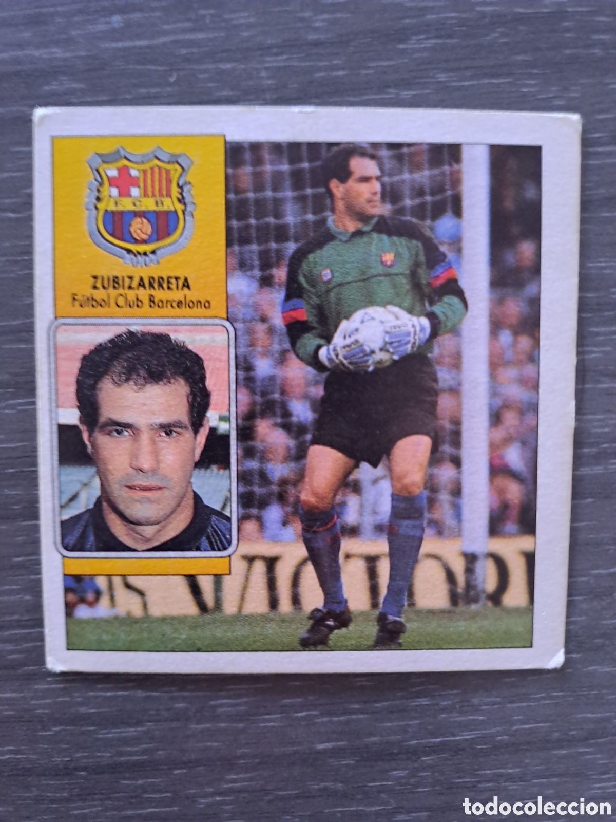 Cromos de f&uacute;tbol: LIGA ESTE 92-93 ZUBIZARRETA FC BARCELONA SIN PEGAR Cromo original de ZUBIZARRETA