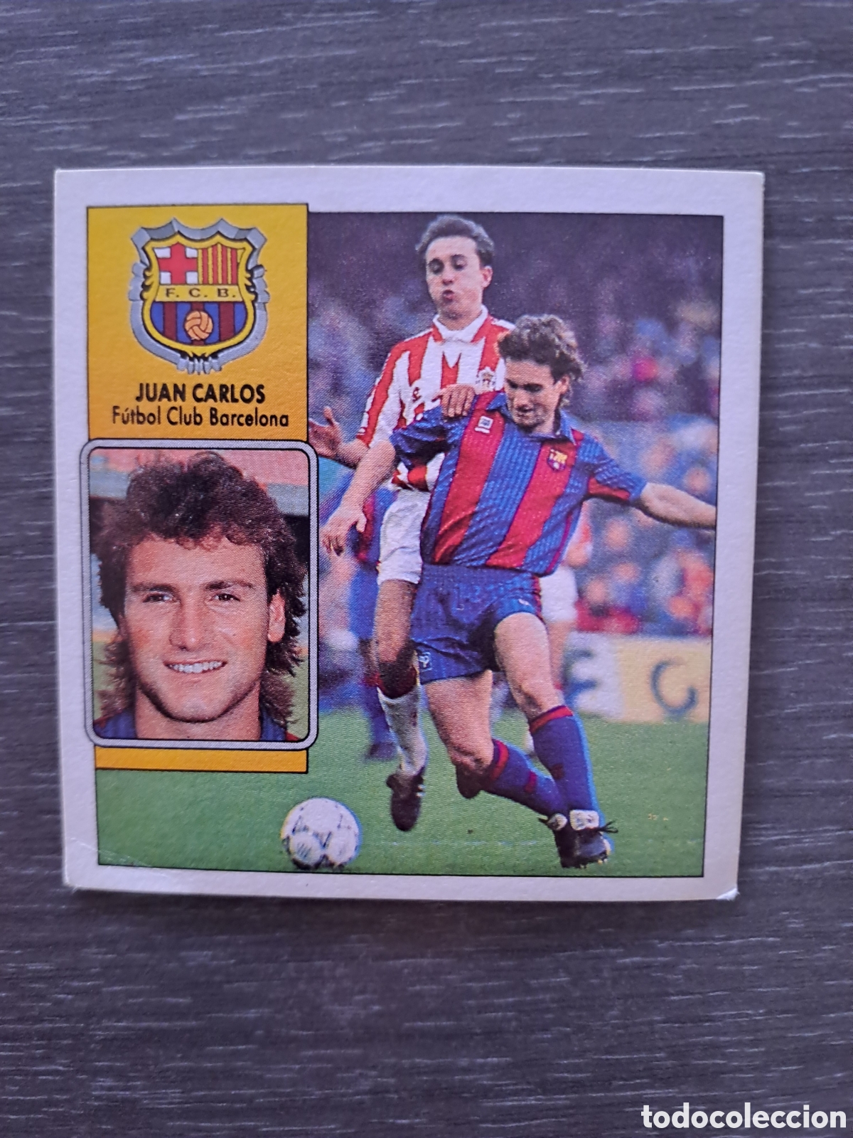 Figurine di Calcio: LIGA ESTE 92-93 JUAN CARLOS FC BARCELONA SIN PEGAR Cromo original de JUAN CARLOS