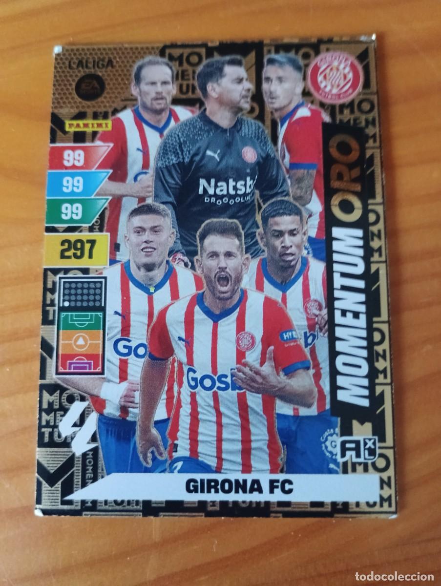 Cromos de f&uacute;tbol: MOMENTUM ORO GIRONA LA LIGA ADRENALYN XL 23 24 2023 2024