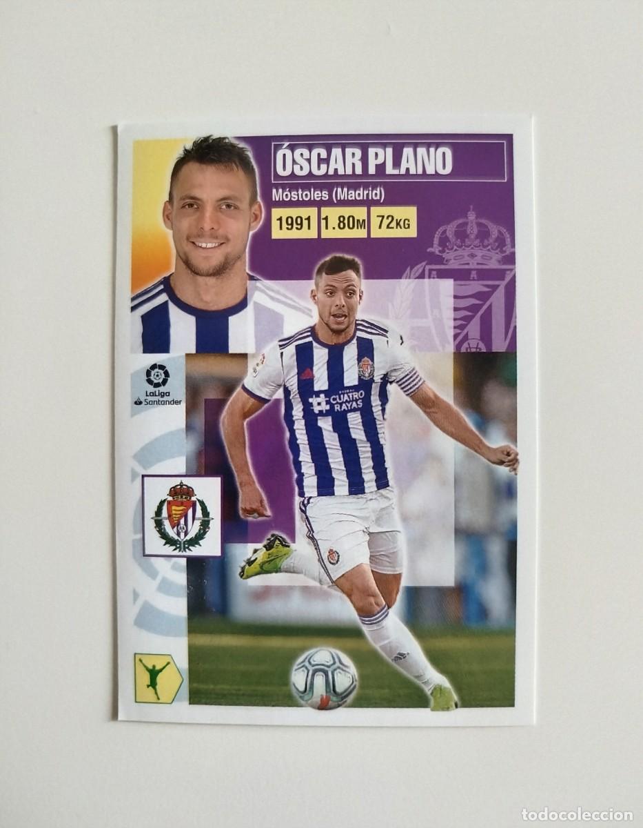 Cromos de f&uacute;tbol: &Oacute;scar Plano 15 SIN PEGAR NUNCA PEGADO Real Valladolid Liga Ediciones Este 20 21 / 2020 2021
