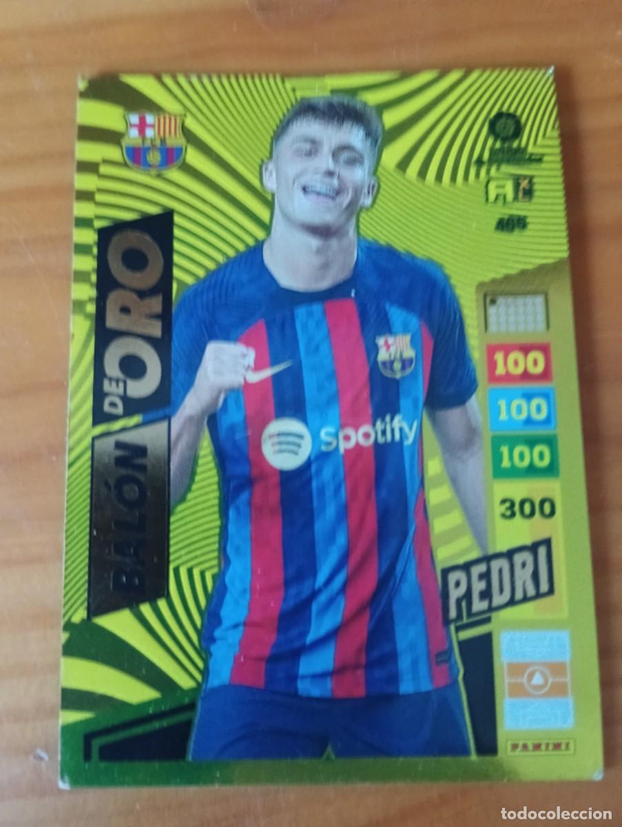 Cromos de f&uacute;tbol: PEDRI F. C. BARCELONA BALON DE ORO 465 ADRENALYN XL LIGA 2022/2023 22 23 PANINI
