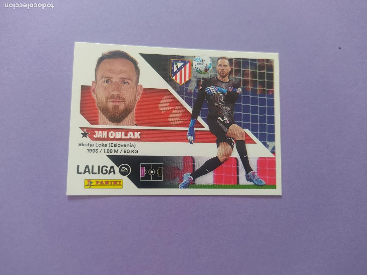 Cromos de f&uacute;tbol: LIGA ESTE 2026 2027 26 27 NUEVO - ATLETICO DE MADRID N&ordm; 3 OBLAK