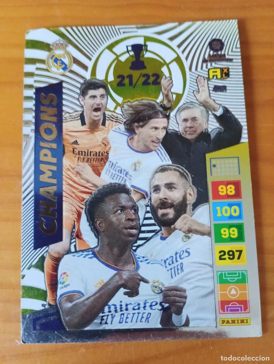 Cromos de f&uacute;tbol: CHAMPIONS N&ordm; 463 / VINICIUS MODRIC BENZEMA (REAL MADRID) ADRENALYN XL 2022 2023 PANINI 22 23