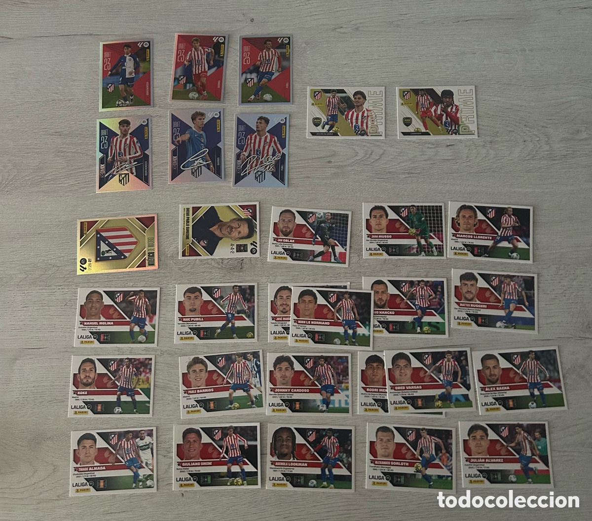 Cromos de f&uacute;tbol: Equipo Completo Atl&eacute;tico Madrid Liga Este 2026/27