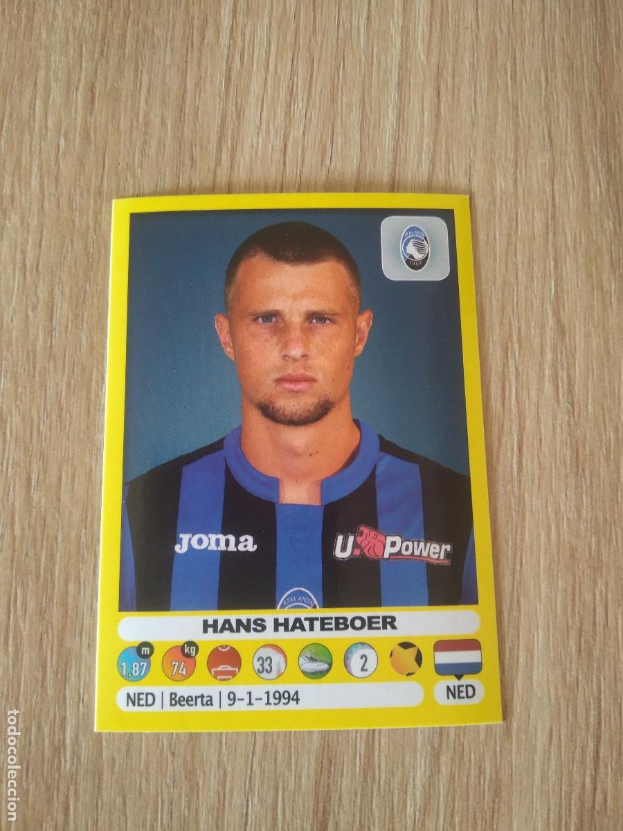 Cromos de f&uacute;tbol: 16 HANS HATEBOER ATALANTA CROMO FUTBOL PANINI LIGA ITALIA 18-19 CALCIATORI 2018-2019