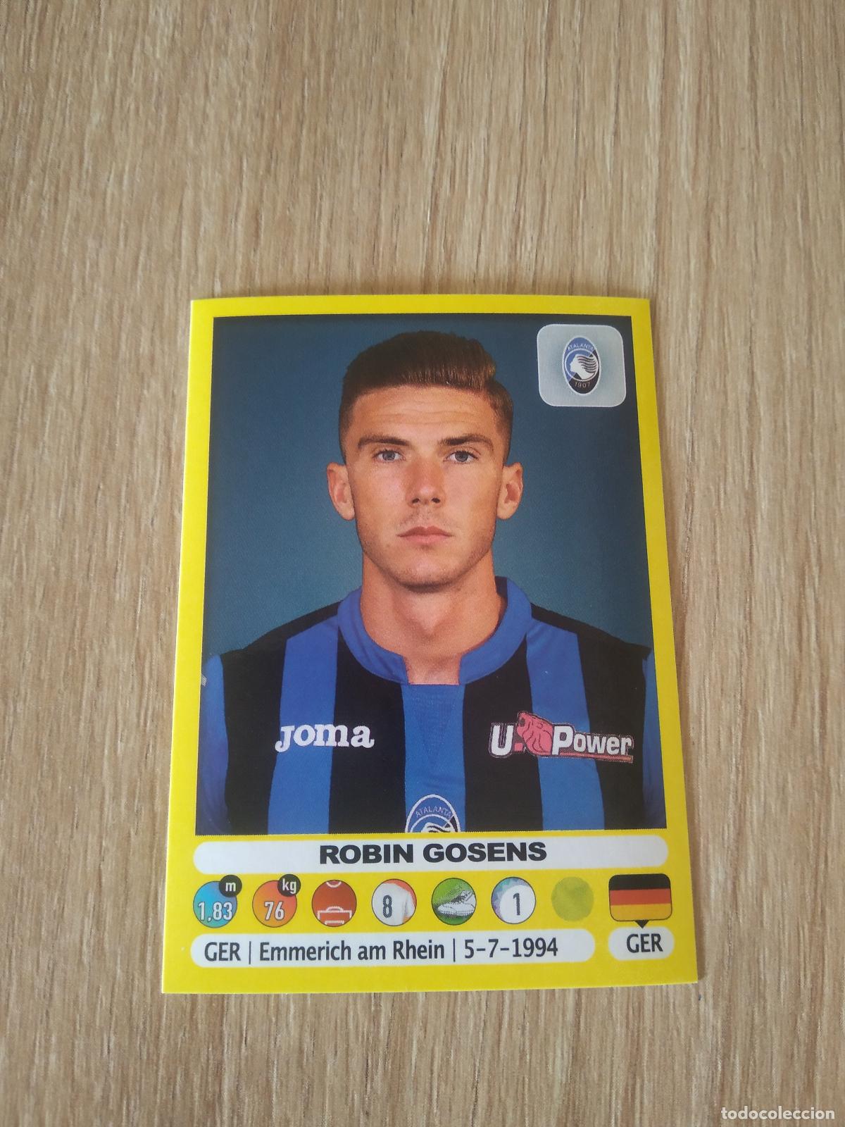 Cromos de f&uacute;tbol: 17 ROBIN GOSENS ATALANTA CROMO FUTBOL PANINI LIGA ITALIA 18-19 CALCIATORI 2018-2019
