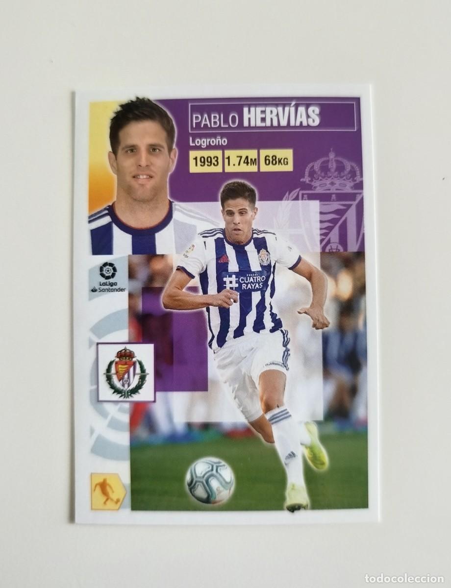 Cromos de f&uacute;tbol: Herv&iacute;as 10 SIN PEGAR NUNCA PEGADO Real Valladolid Liga Ediciones Este 20 21 / 2020 2021