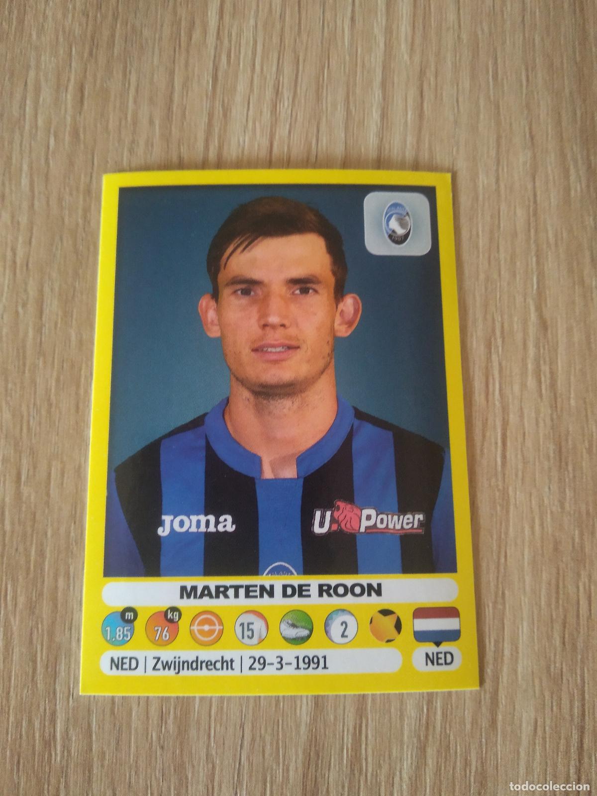 Cromos de f&uacute;tbol: 20 MARTEN DE ROON ATALANTA CROMO FUTBOL PANINI LIGA ITALIA 18-19 CALCIATORI 2018-2019
