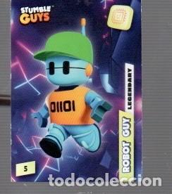 Cromos de f&uacute;tbol: CROMOS DE STUMBLE GUTS EDITO PANINI EN EL A&Ntilde;O 2023 TITULO ROBOT GUY LEGENDART N&ordm; 5