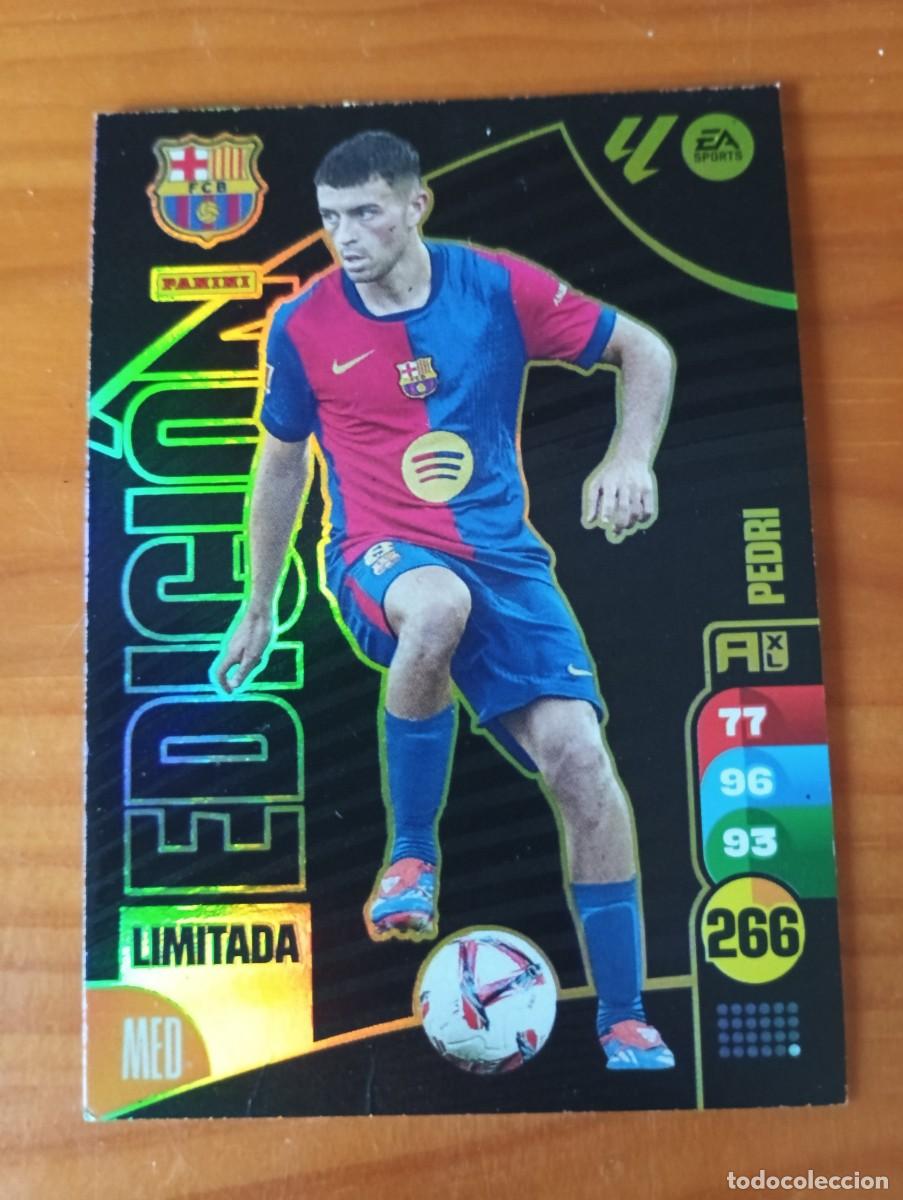 Cromos de f&uacute;tbol: PEDRI (FC BARCELONA). CARTA EDICI&Oacute;N LIMITADA PANINI ADRENALYN XL LIGA 2024/25