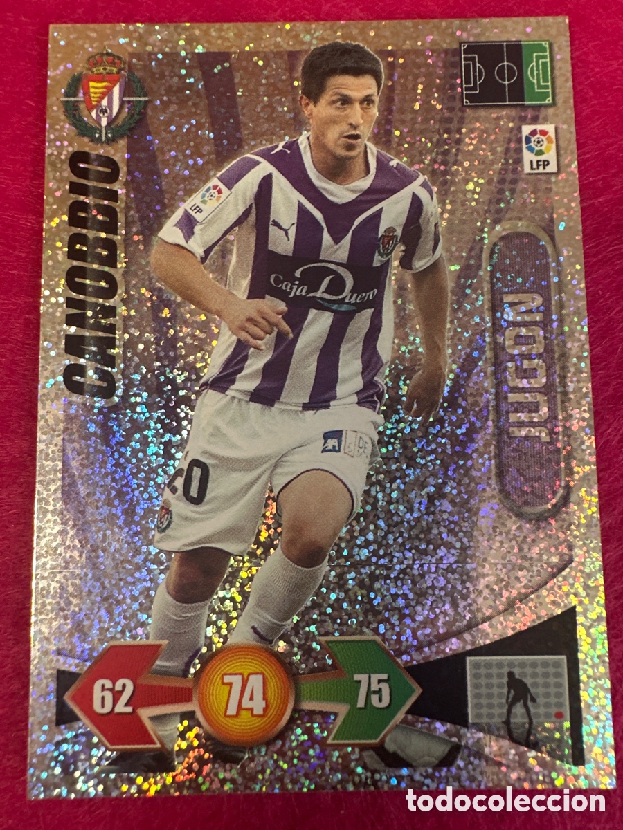 Cromos de f&uacute;tbol: CANOBBIO (VALLADOLID) JUGON -BRILLANTINA GRUESA-ADRENALYN LIGA 2009-2010 09 10 PANINI