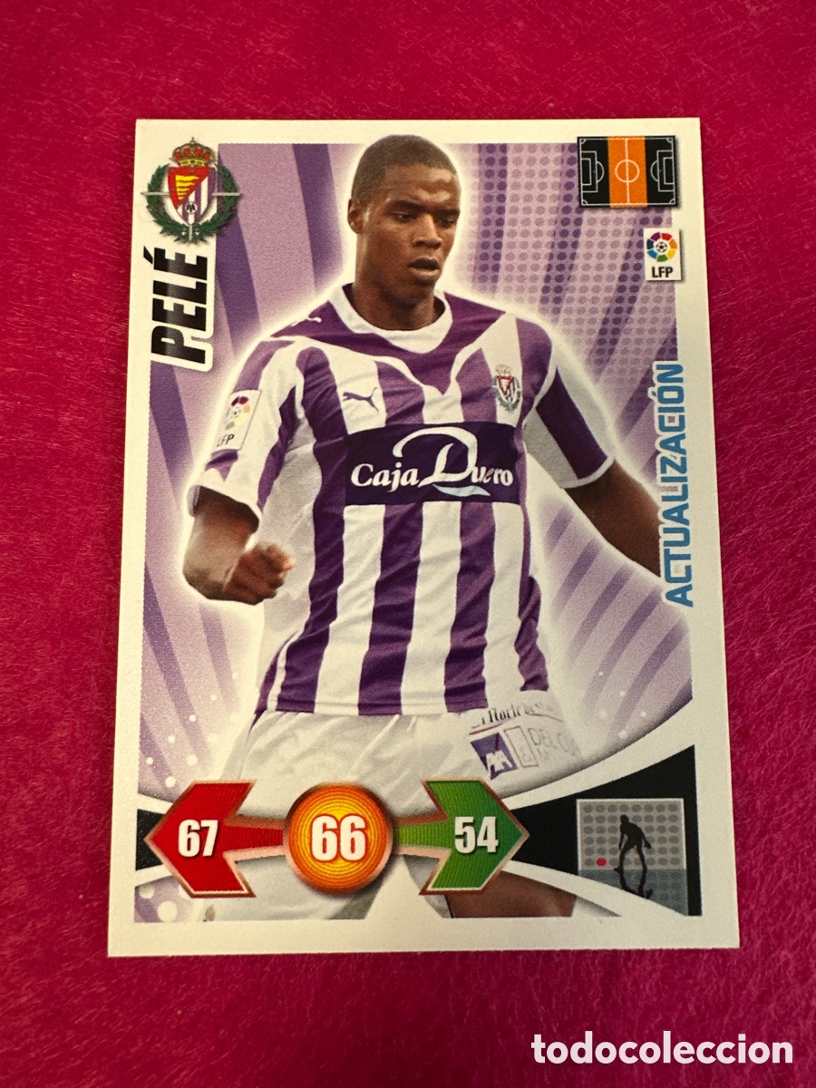 Cromos de f&uacute;tbol: PEL&Eacute;(VALLADOLID) ACTUALIZACION ADRENALYN LIGA 2009-2010 09 10 PANINI TRADING CARD