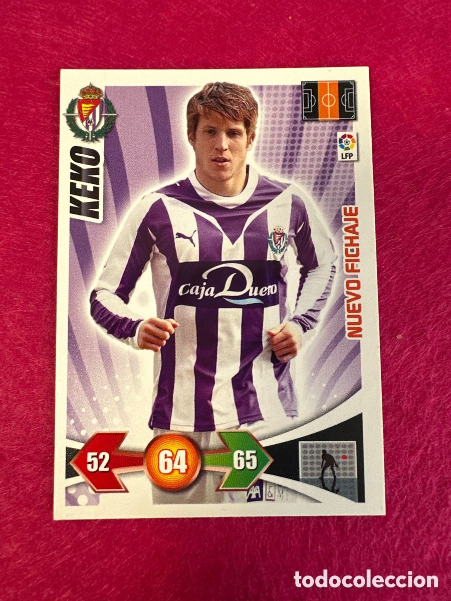Cromos de f&uacute;tbol: KEKO (VALLADOLID) NUEVO FICHAJE ADRENALYN LIGA 2009-2010 09 10 PANINI TRADING CARD
