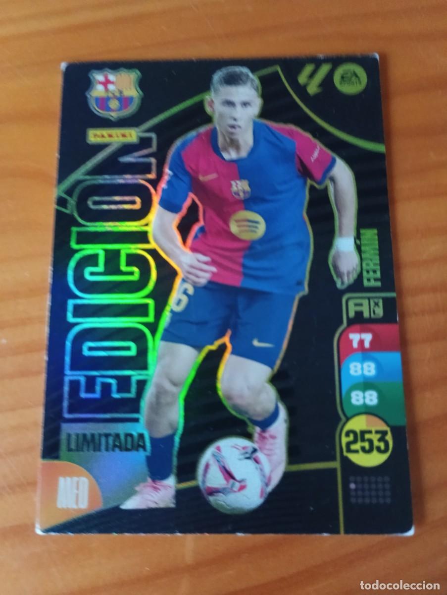 Cromos de f&uacute;tbol: FERM&Iacute;N (FC BARCELONA). CARTA EDICI&Oacute;N LIMITADA PANINI ADRENALYN XL LIGA 2024/25