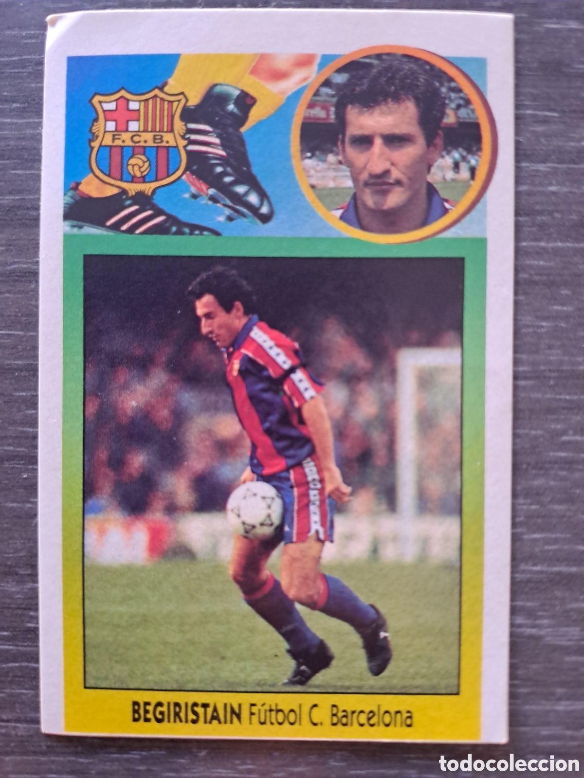 Cromos de f&uacute;tbol: LIGA ESTE 93-94 BEGUIRIST&Aacute;IN ADHESIVO SIN PEGAR Cromo original ADHESIVO de BEGUIRIST&Aacute;IN
