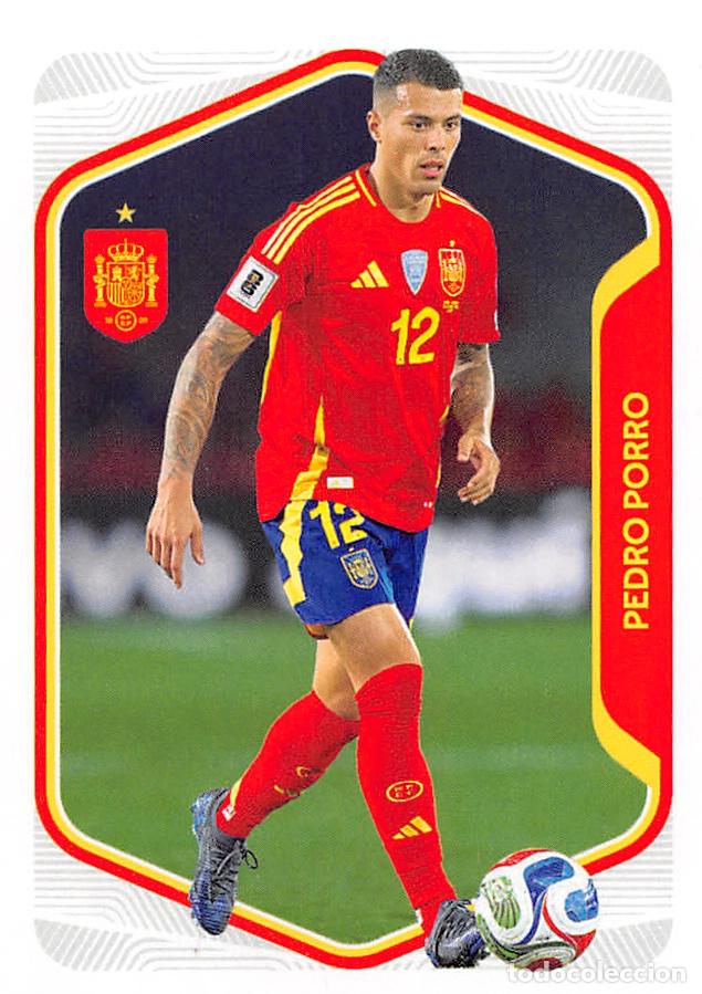 Cromos de f&uacute;tbol: PANINI CARREFOUR ESPA&Ntilde;A 2026 COLECCION OFICIAL SELECCI&Oacute;N #14 PEDRO PORRO