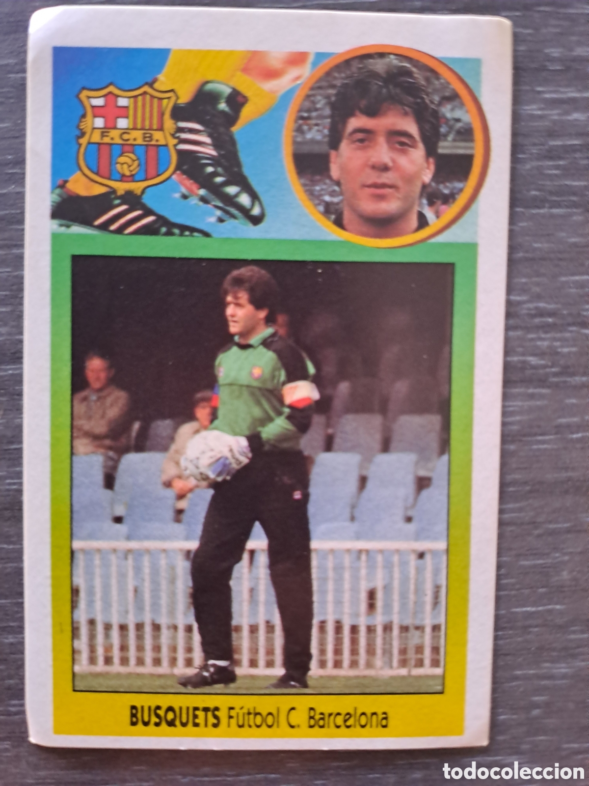 Cromos de f&uacute;tbol: LIGA ESTE 93-94 BUSQUETS FC BARCELONA ADHESIVO SIN PEGAR Cromo original ADHESIVO de BUSQUETS