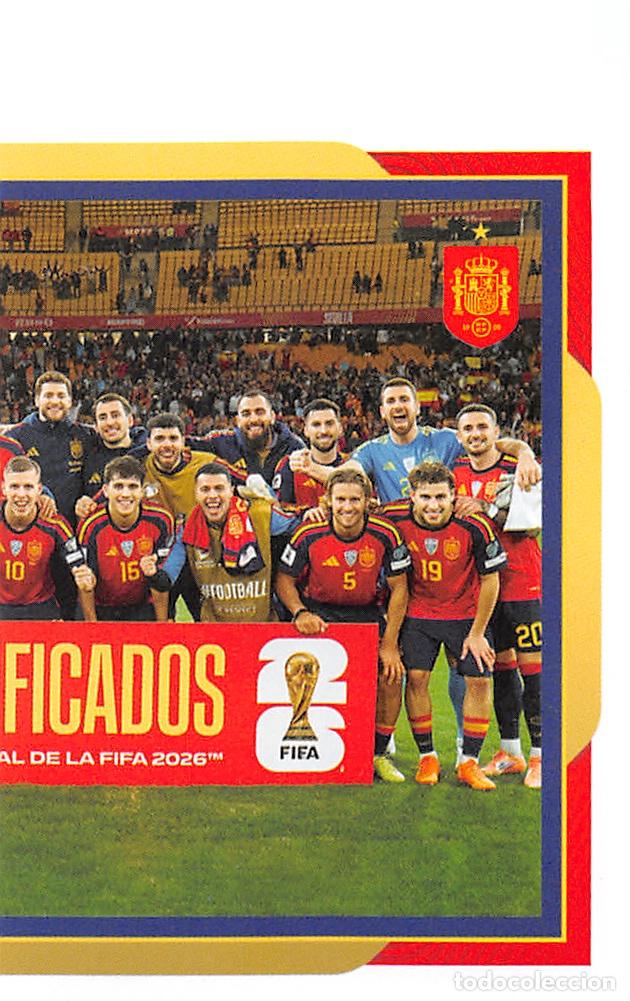 Cromos de f&uacute;tbol: PANINI CARREFOUR ESPA&Ntilde;A 2026 COLECCION OFICIAL SELECCI&Oacute;N #3MOSAICO PLANTILLA
