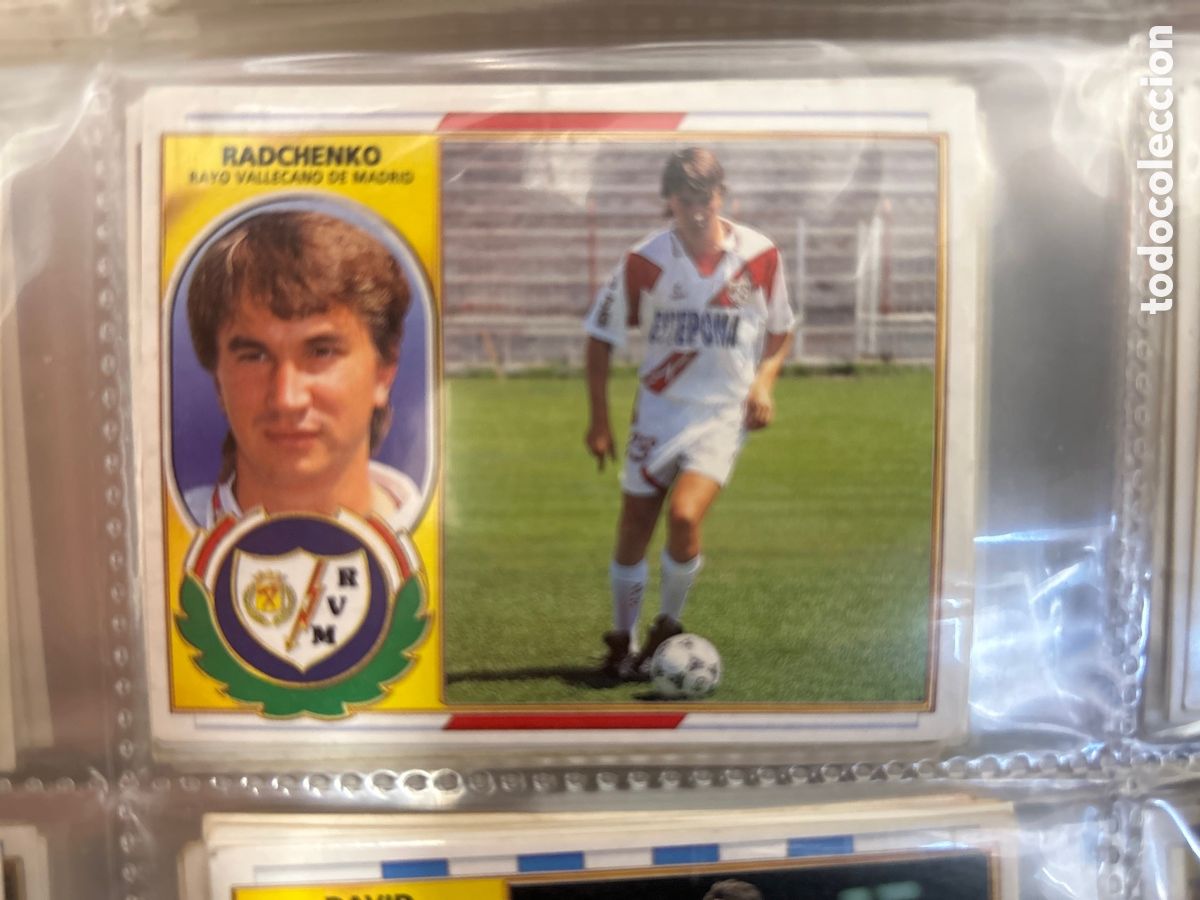 Cartes &agrave; collectionner de Football: RADCHENKO RAYO VALLECANO COLOCA LIGA ESTE 1996 1997 96 97 NUNCA PEGADO SIN PEGAR