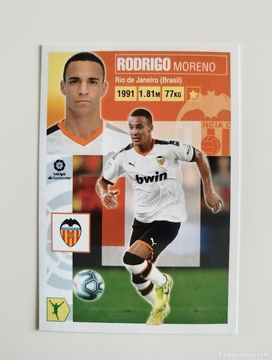 Football Stickers: Rodrigo 18 SIN PEGAR NUNCA PEGADO Valencia CF Liga Ediciones Este 20 21 / 2020 2021