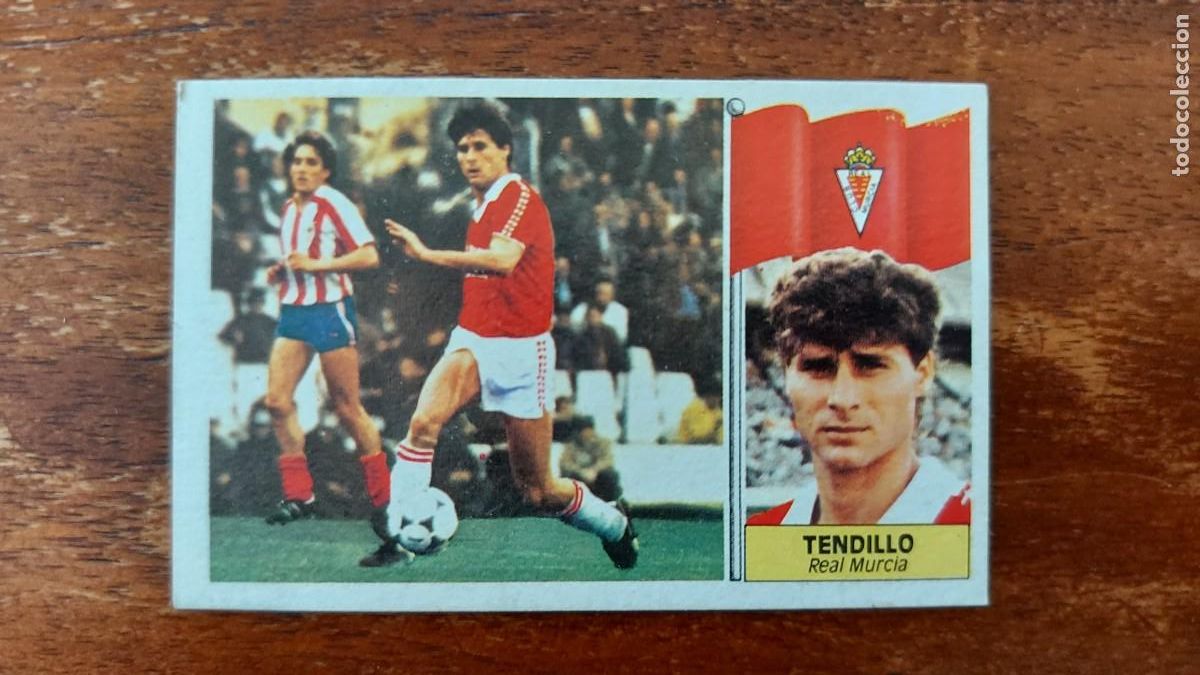 Cromos de f&uacute;tbol: TENDILLO ( REAL MURCIA )- LIGA 86/87 ESTE ULTIMOS FICHAJES N&Uacute;M 26 - SIN PEGAR